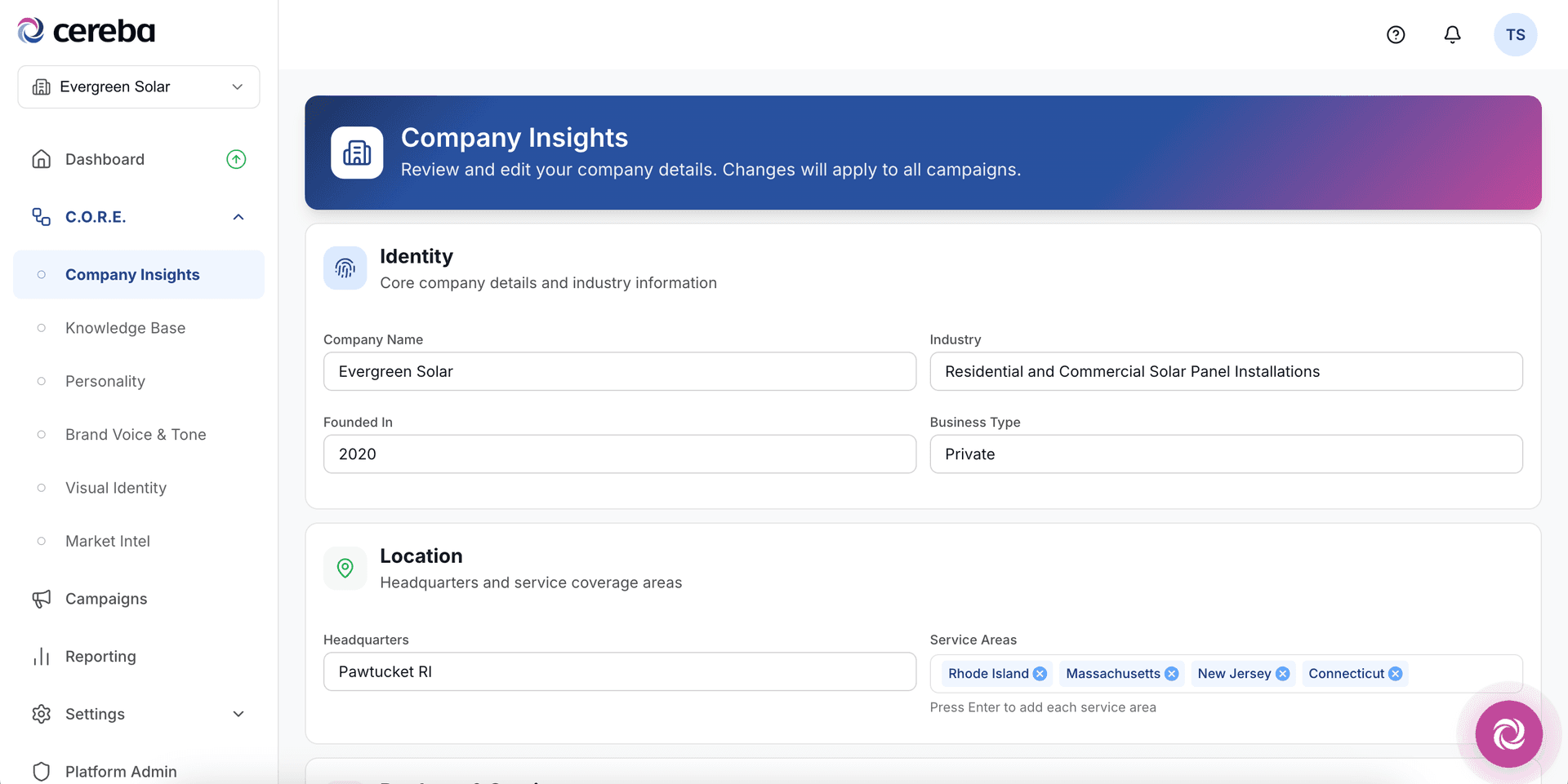 Company Insights